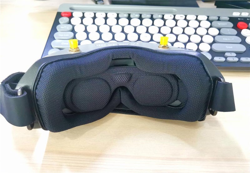 Honlyn Foam Pads Compatible with Fatshark FPV Headset Video Gafas Glasses Replace Faceplate Sponge Eye Pad Face (Black) - Image 2